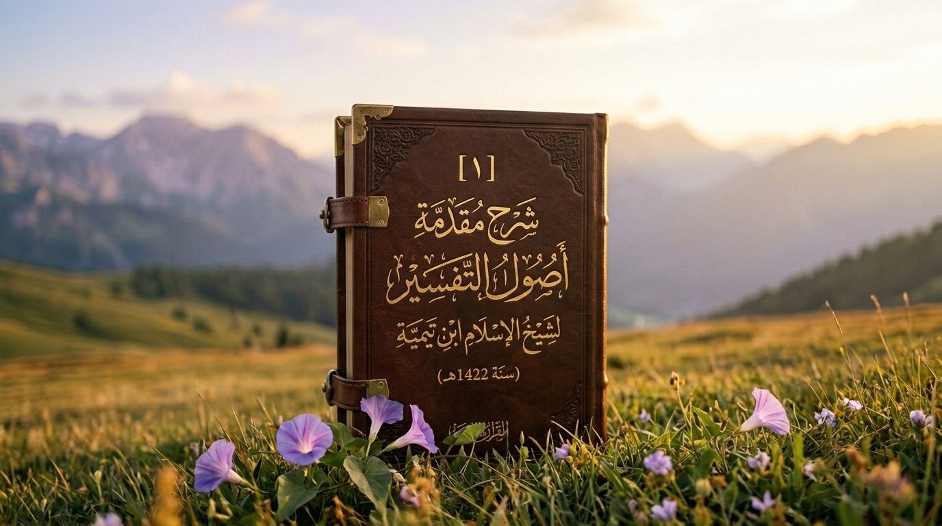 شرح مقدمة أصول التفسير لشيخ الإسلام ابن تيمية (سنة 1422هـ) - Image 1